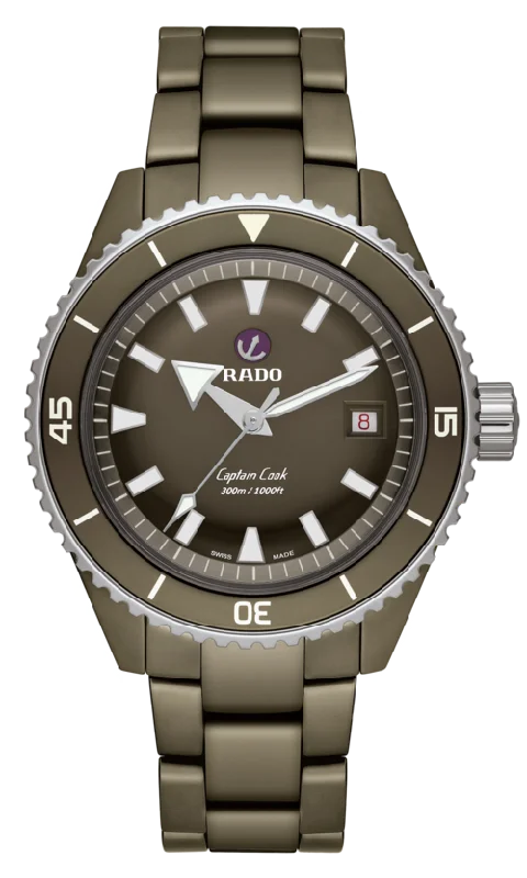 Rado  Captain Cook Men Analog Stainless Steel Automatic Watch R32130312