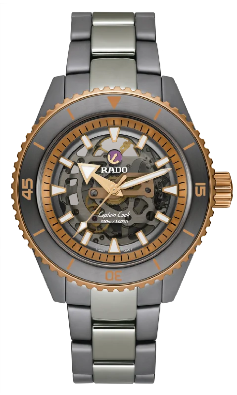 RADO  Captain Cook High-Tech Ceramic Skeleton Watch for Men R32148162