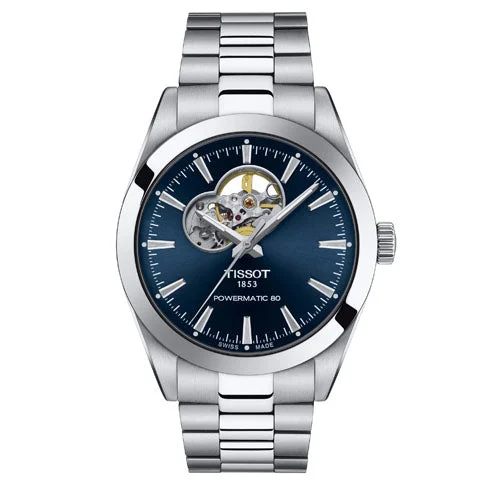 T-Classic Gentleman Powermatic 80 Open Heart Swiss Automatic Men T1274071104101