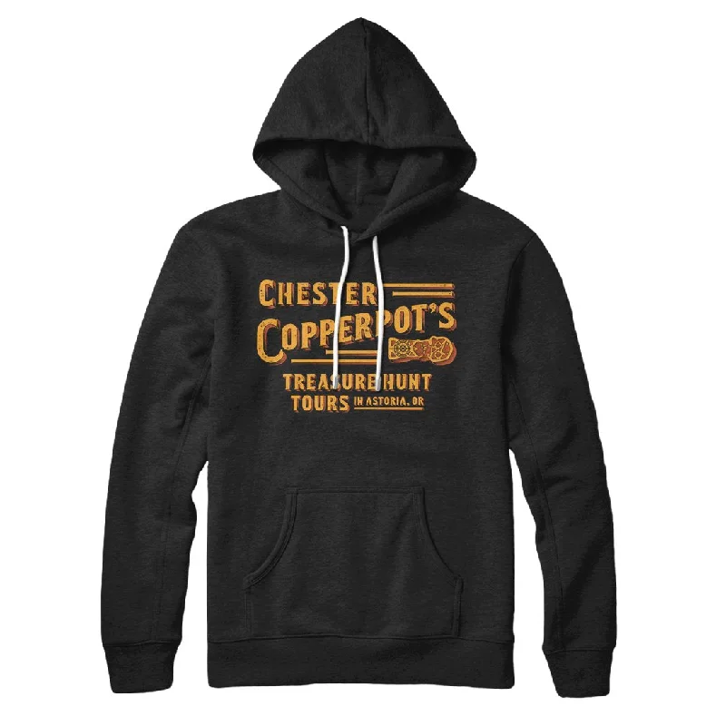 men clothing tailored blazer-Chester Copperpot's Treasure Hunt Tours Hoodie