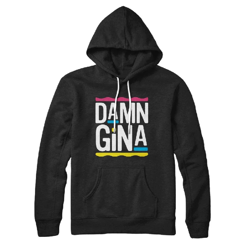 men clothing button-down shirt-Damn Gina Hoodie