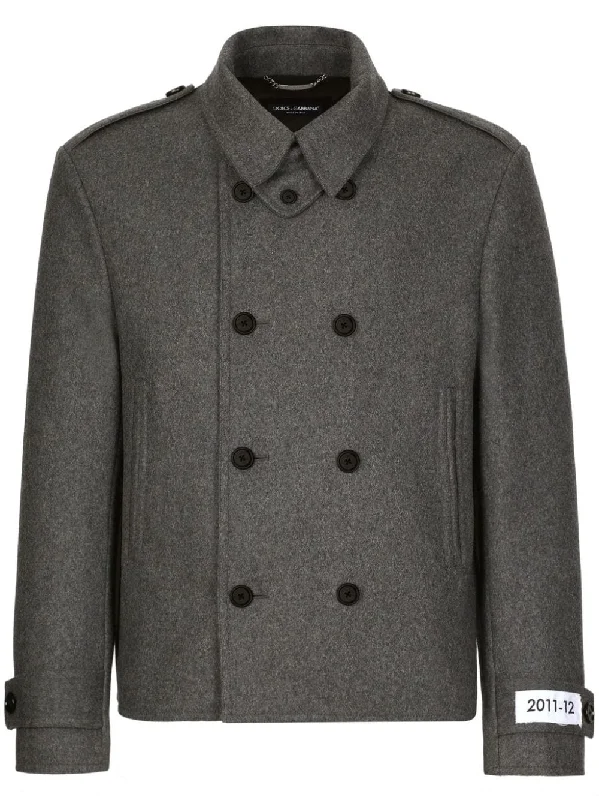 men clothing trench coat-Dolce & Gabbana Men's Jackets