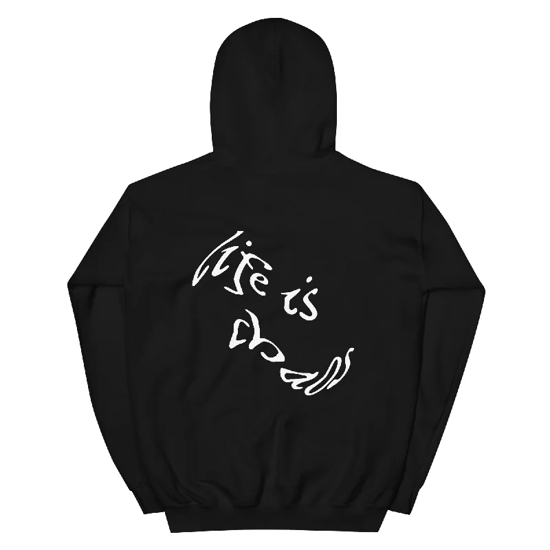 men clothing athletic shorts-LIFE IS CHAOS® Hoodie