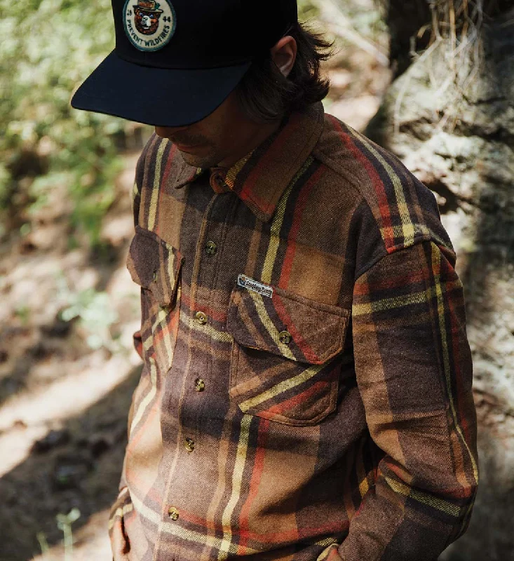 men clothing sporty jacket-Navigator Flannel