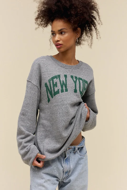 men clothing wool sweater-New York BF Sweatshirt