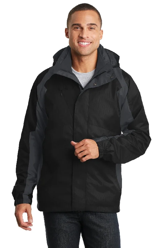 men clothing fleece hoodie-Port Authority Men's Ranger 3-in-1 Jacket .J310