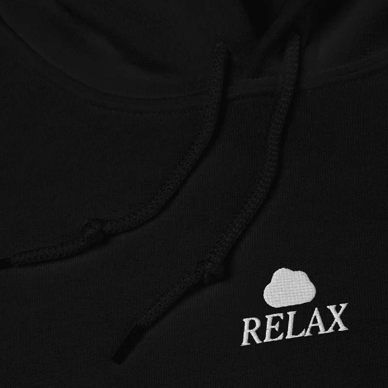 men clothing sporty jacket-RELAX® ☁️ Embroidered Hoodie (super limited)