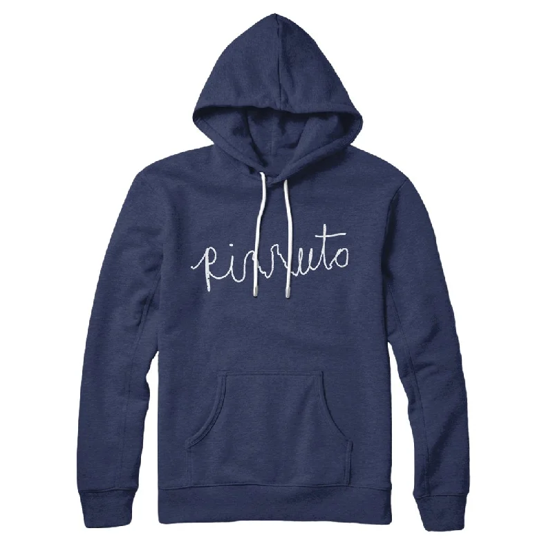 men clothing summer jacket-Rizzuto Cursive Hoodie