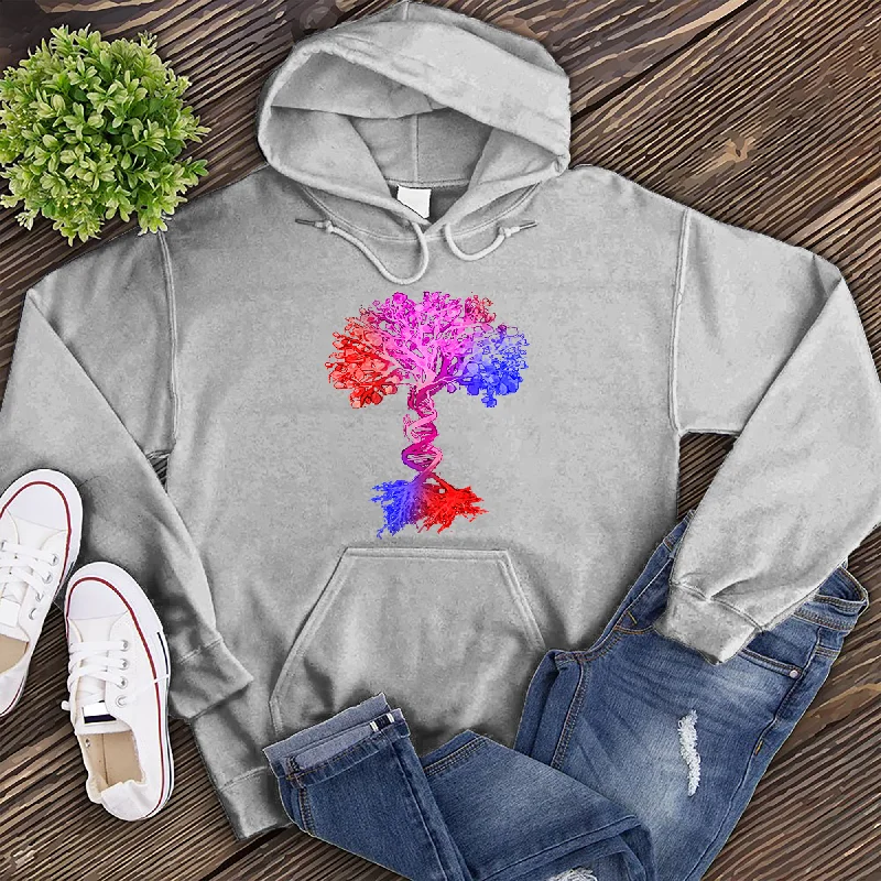 men clothing athletic joggers-Trippy Glitch Tree Hoodie