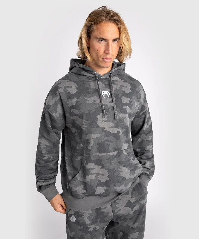 men clothing casual loafers-Venum Vortex XL Men's Hoodie - Anthracite Camo