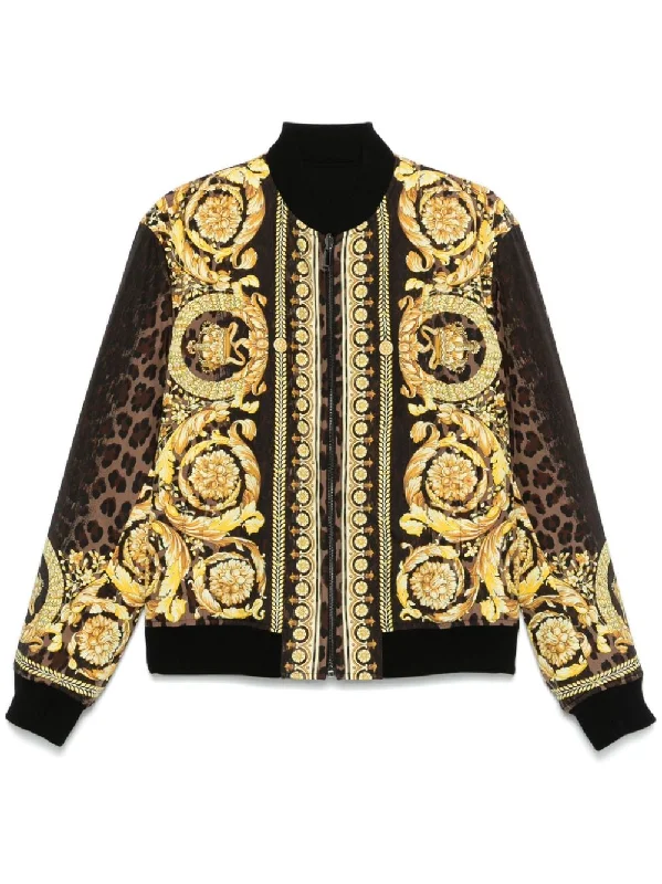 men clothing sporty jacket-Versace Men's Coats en