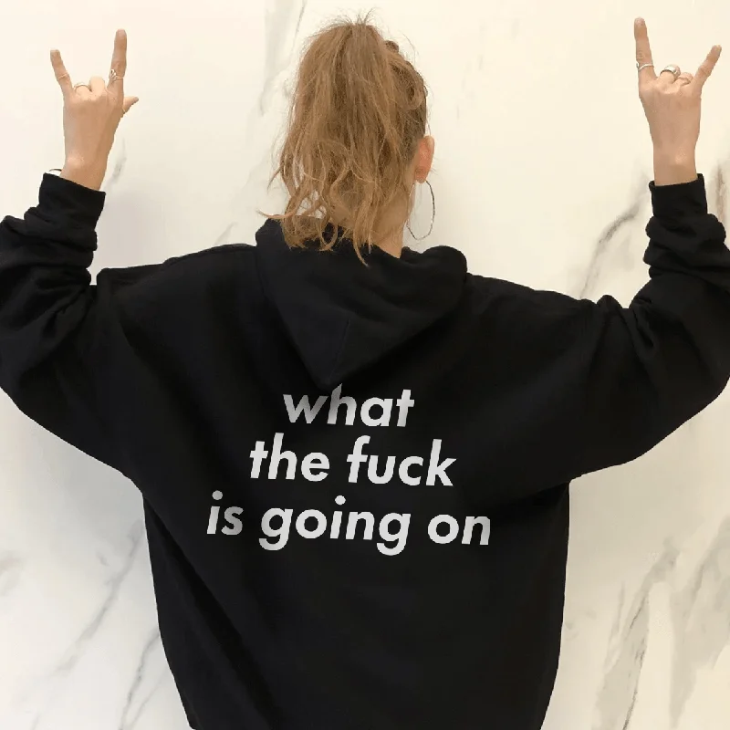 men clothing casual blazer-What the fuck is going on® Hoodie