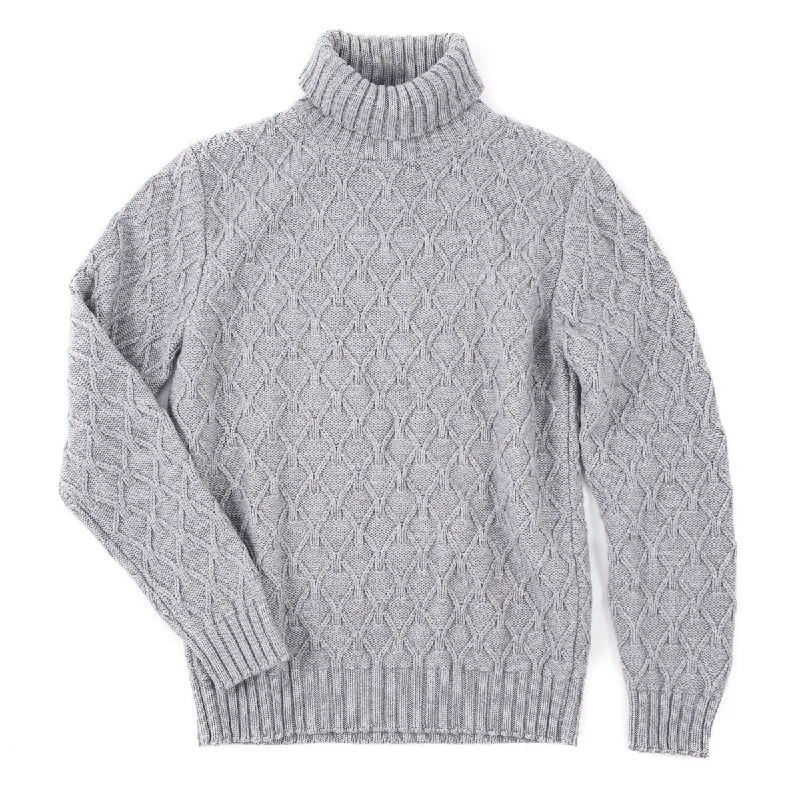 men clothing stylish sneakers-Kiton Thick Knit Cashmere Sweater