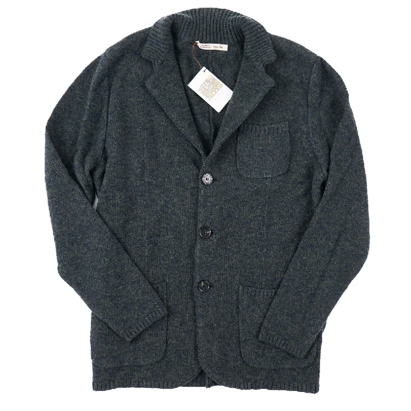 men clothing rugged jacket-Maurizio Baldassari Cardigan Sweater-Blazer