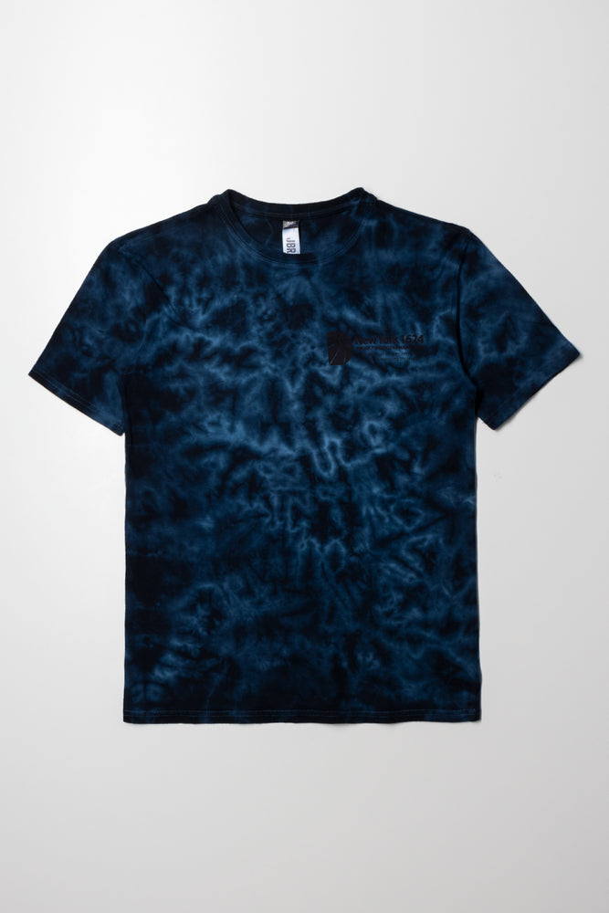 men clothing casual chinos-Tie Dye T-Shirt Blue