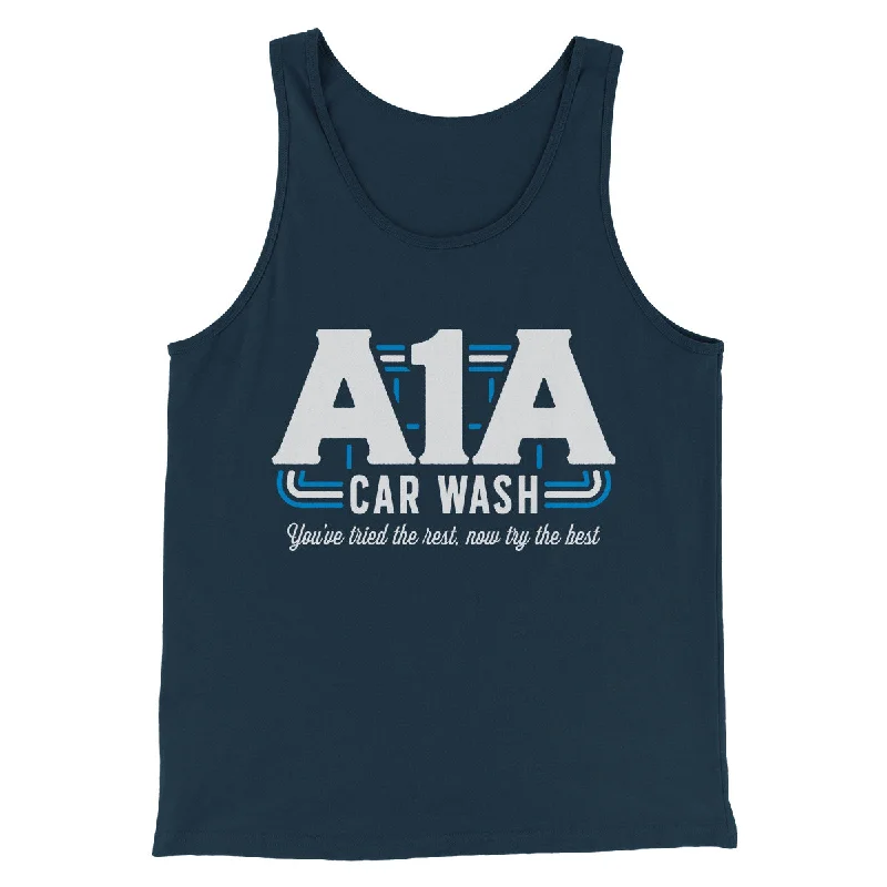 men clothing bomber jacket-A1A Car Wash Men/Unisex Tank Top