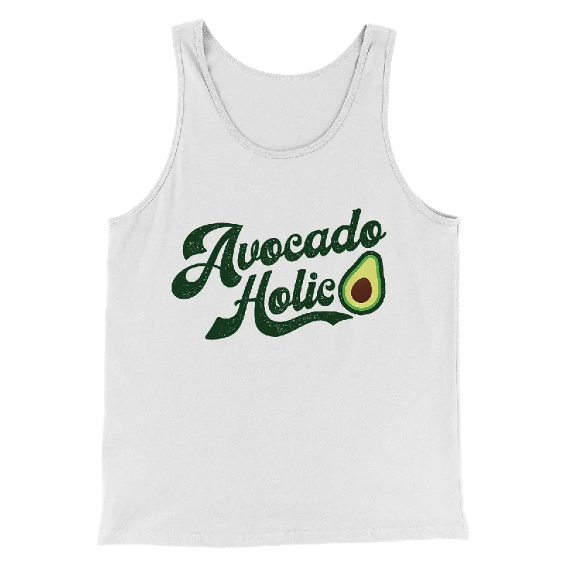 men clothing puffer jacket-Avocadoholic Men/Unisex Tank Top