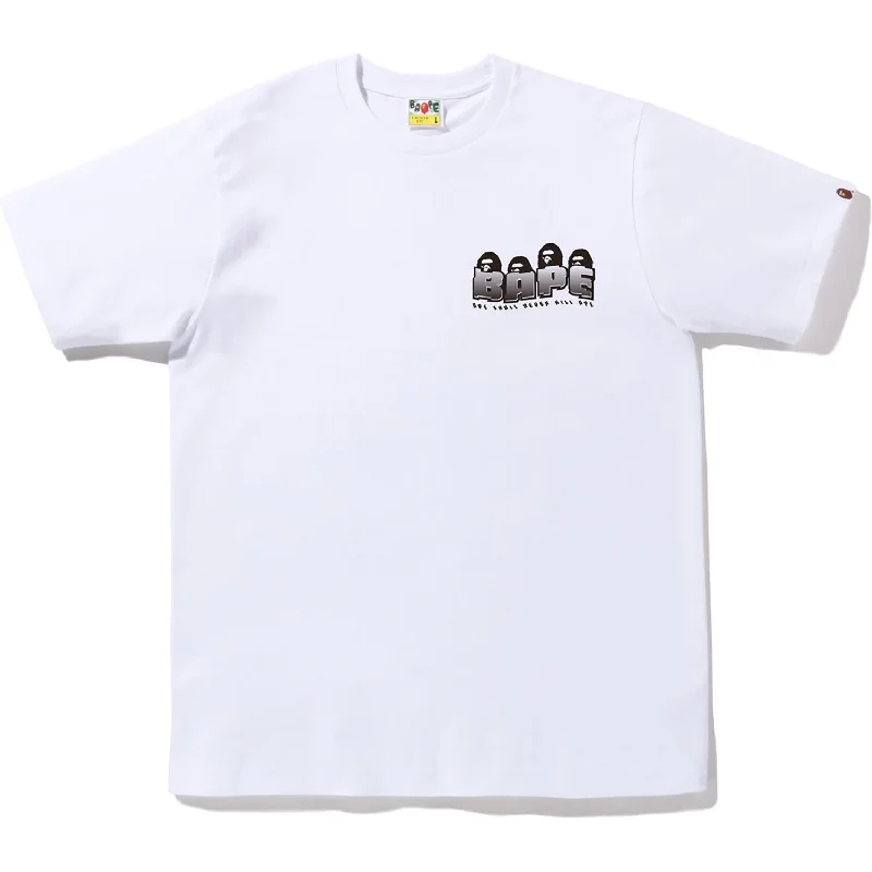 men clothing cargo shorts-Bape Distortion Tee Mens