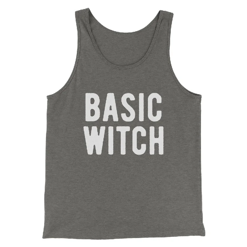 men clothing casual blazer-Basic Witch Men/Unisex Tank Top