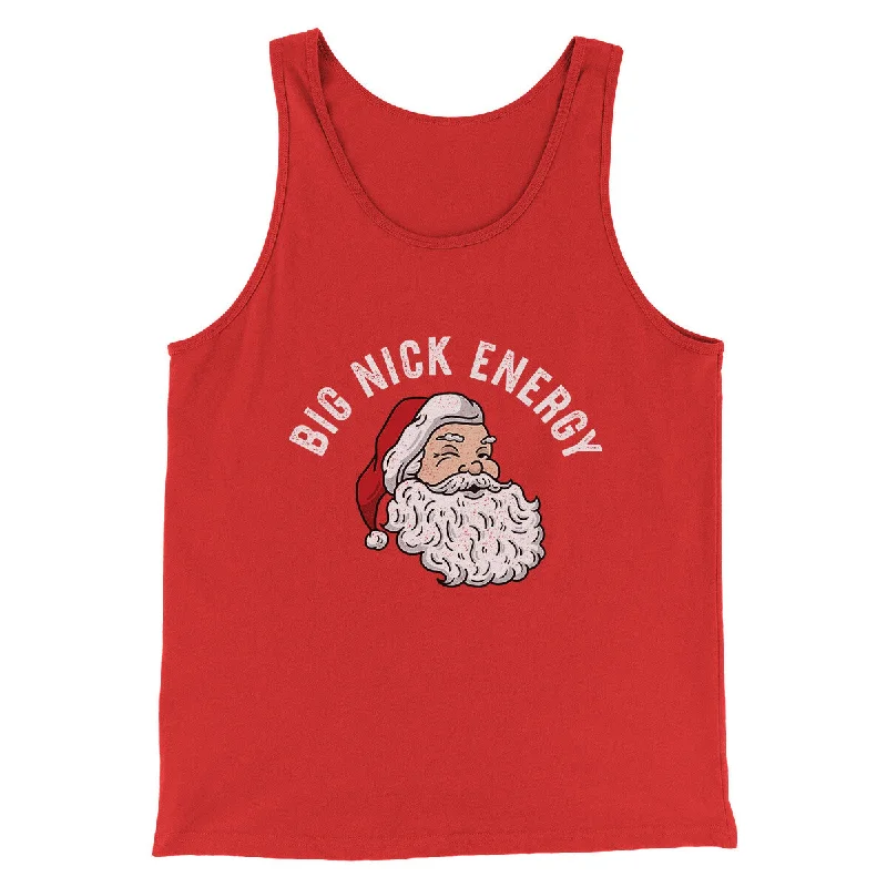 men clothing patterned sweater-Big Nick Energy Men/Unisex Tank Top