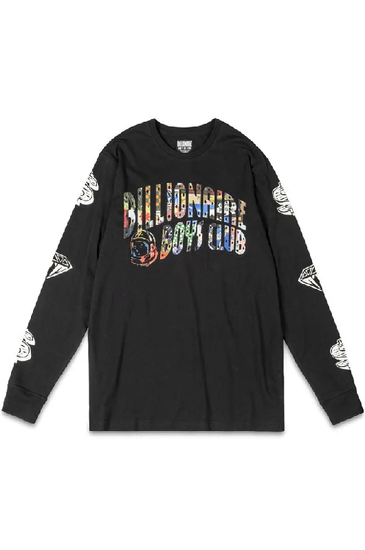 men clothing hoodie sweatshirt-Billionaire Boys Club BB Arch Long Sleeve Tee