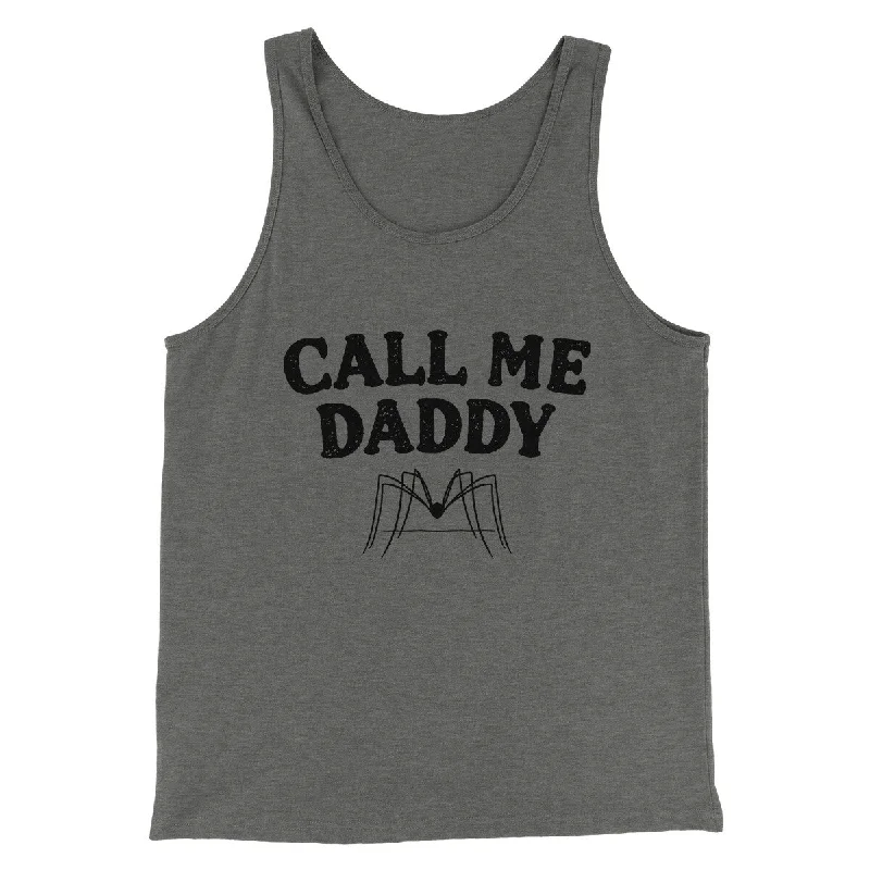 men clothing warm sweater-Call Me Daddy Men/Unisex Tank Top