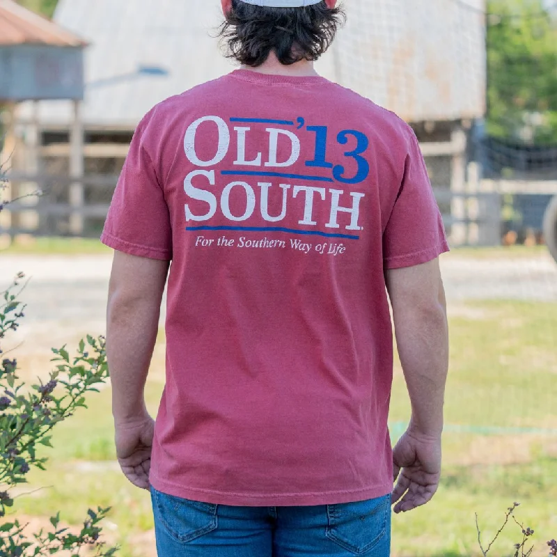 men clothing summer pants-Campaign Logo Short Sleeve Tee by Old South