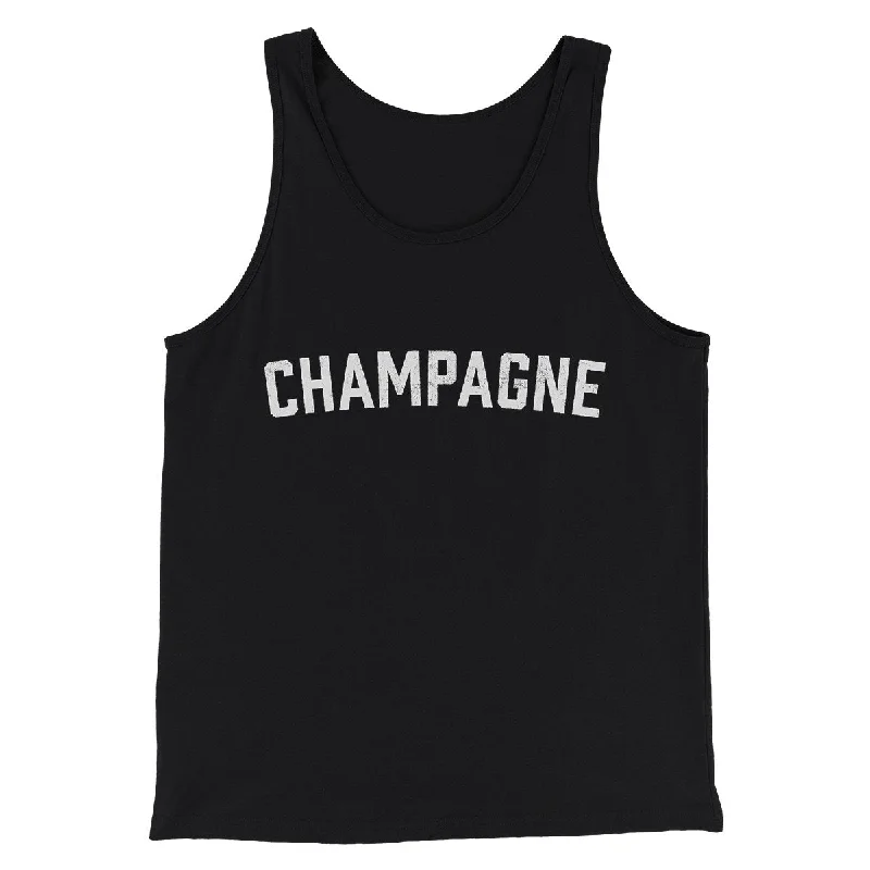 men clothing sweater vest-Champagne Men/Unisex Tank Top