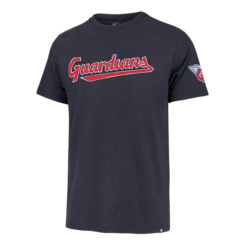 men clothing zip-up hoodie-CLEVELAND GUARDIANS '47 FRANKLIN FIELDHOUSE TEE