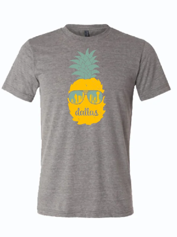 men clothing fleece jacket-Dallas Pineapple T-shirt