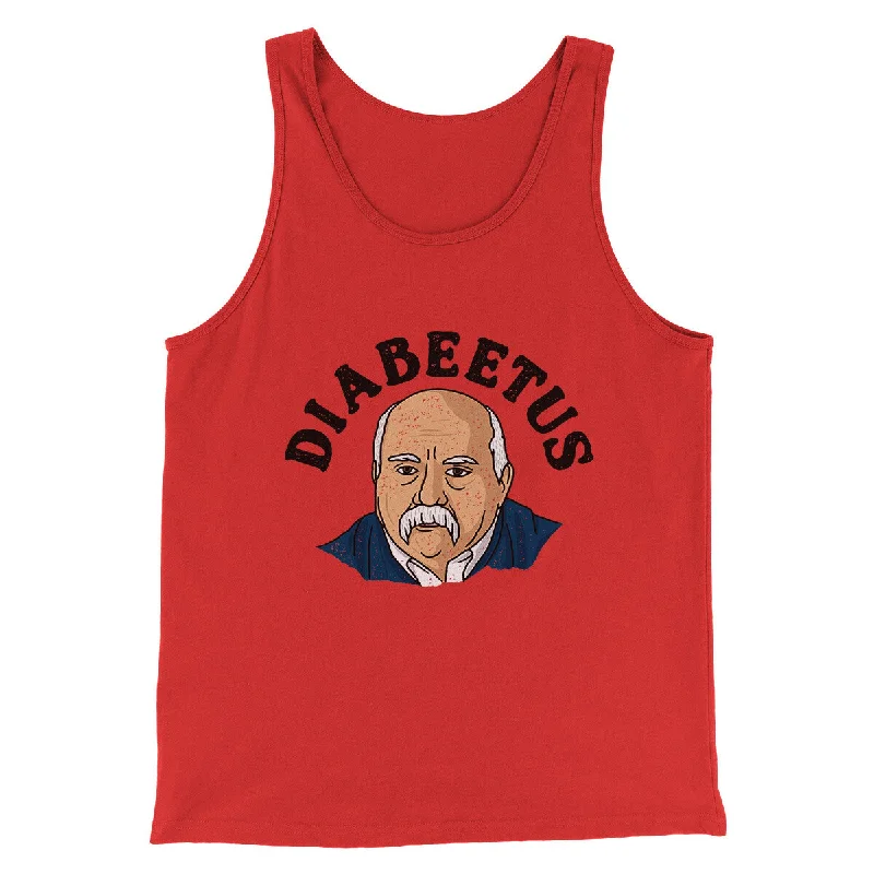 men clothing sporty jacket-Diabeetus Men/Unisex Tank Top