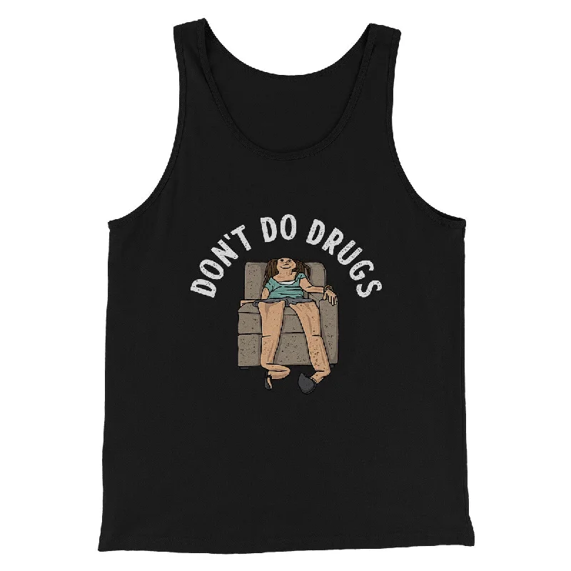 men clothing sweatpants-Don’t Do Drugs Men/Unisex Tank Top