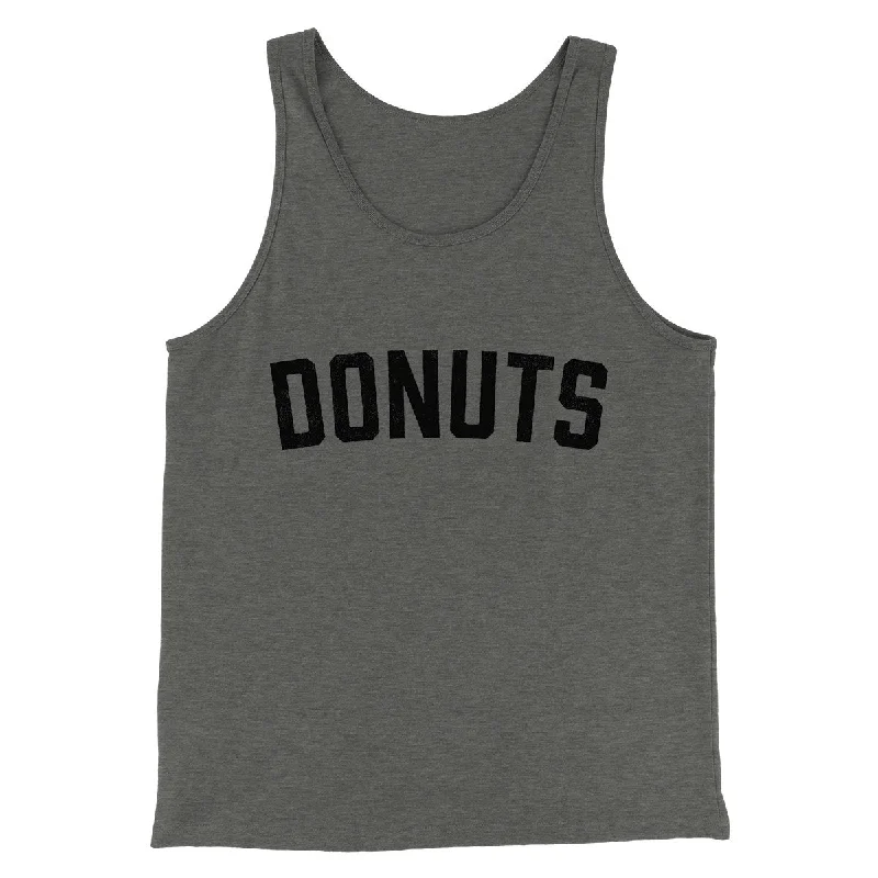 men clothing stretch pants-Donuts Men/Unisex Tank Top