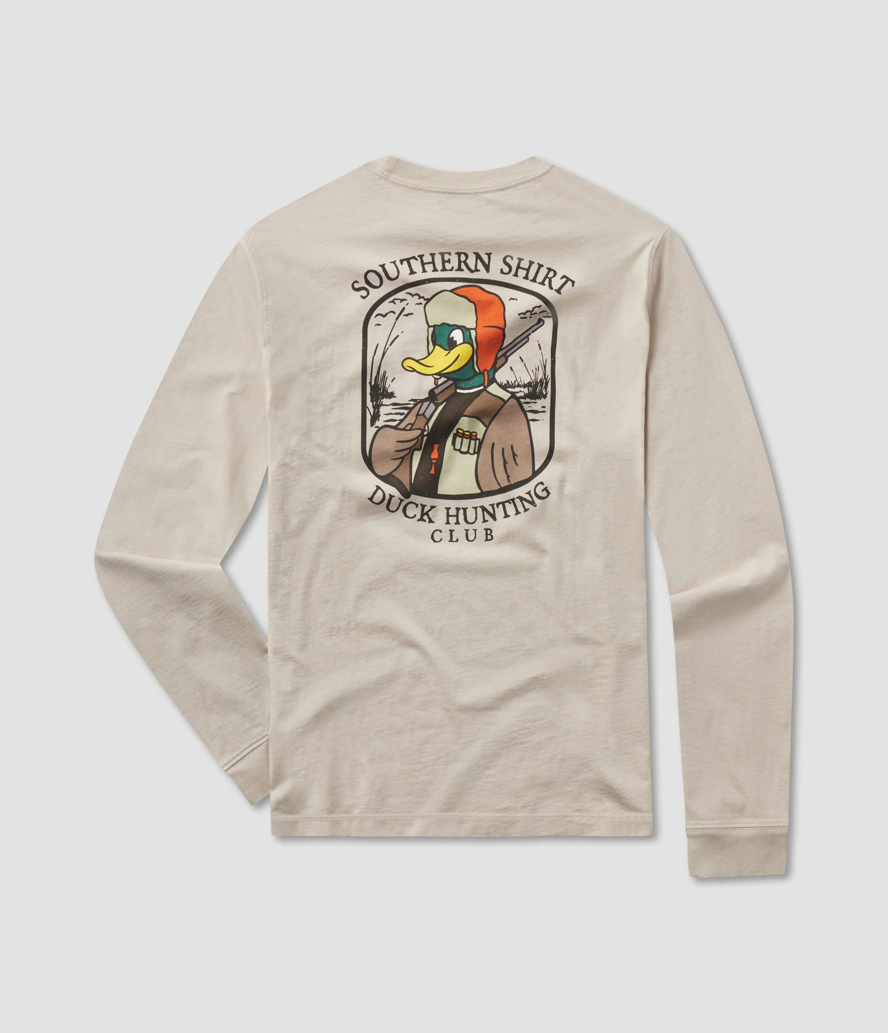 men clothing denim jeans-Duck Hunting Long Sleeve Tee by Southern Shirt Co.