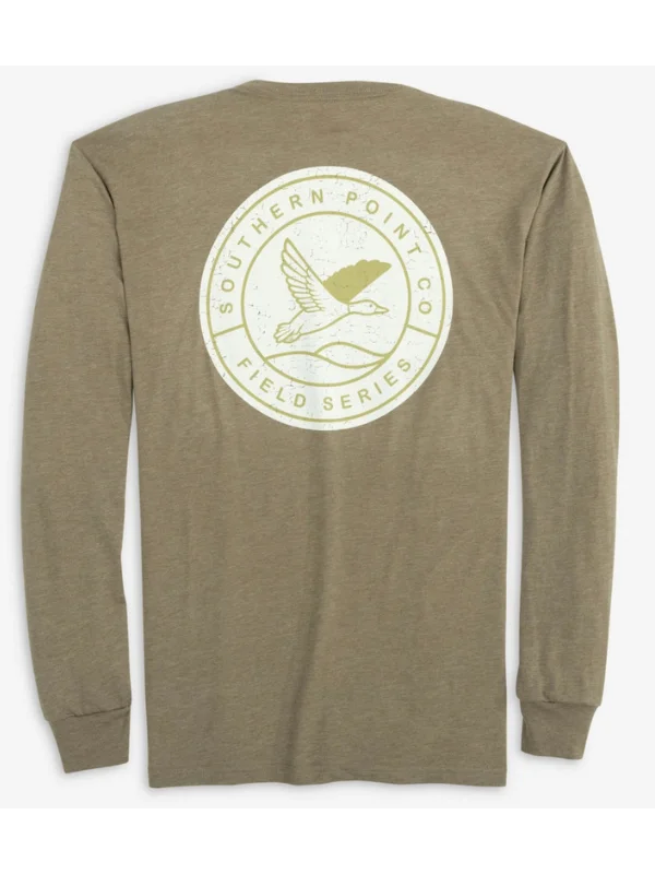 men clothing fall fashion trends-Field Series Long Sleeve Tee by Southern Point Co.