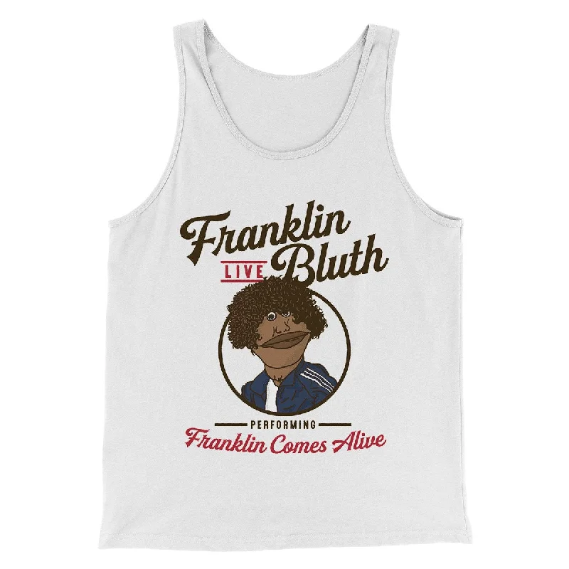 men clothing short sleeve t-shirt-Franklin Bluth Men/Unisex Tank Top