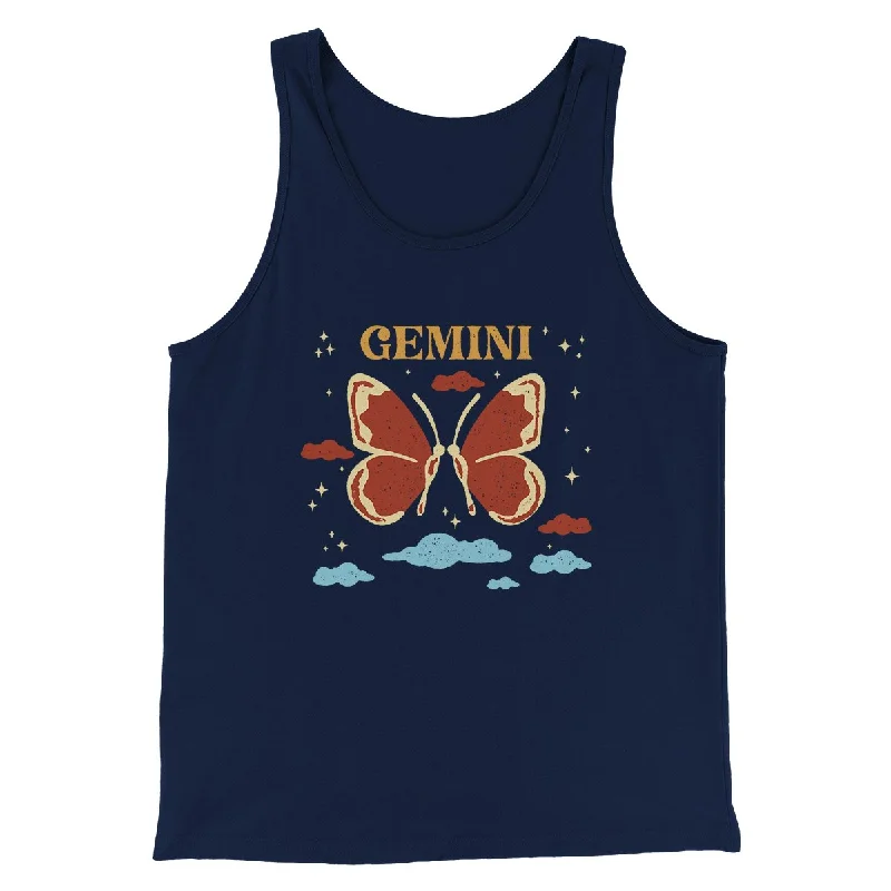 men clothing bomber jacket-Gemini Men/Unisex Tank