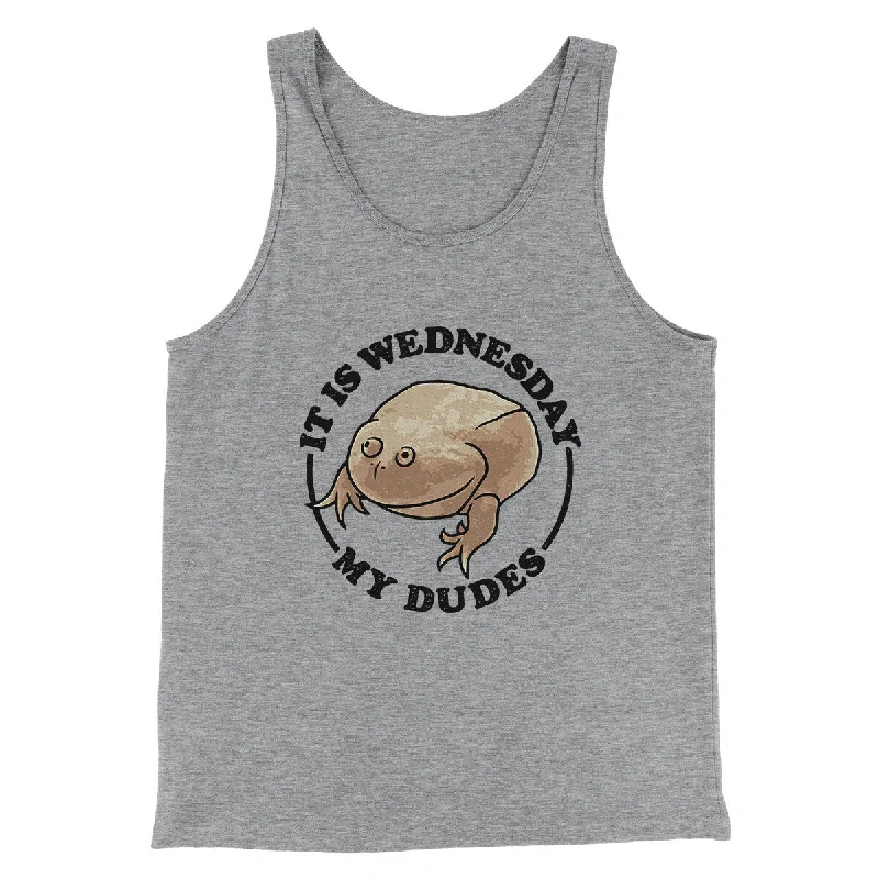 men clothing cargo pants-It Is Wednesday My Dudes Men/Unisex Tank Top