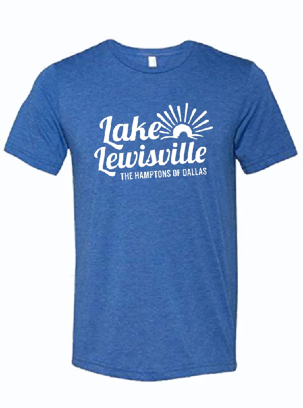 men clothing crew neck t-shirt-Lake Lewisville: The Hamptons of Dallas