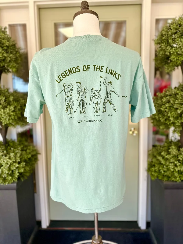 men clothing wool blend coat-Legends of the Links Short Sleeve Tee