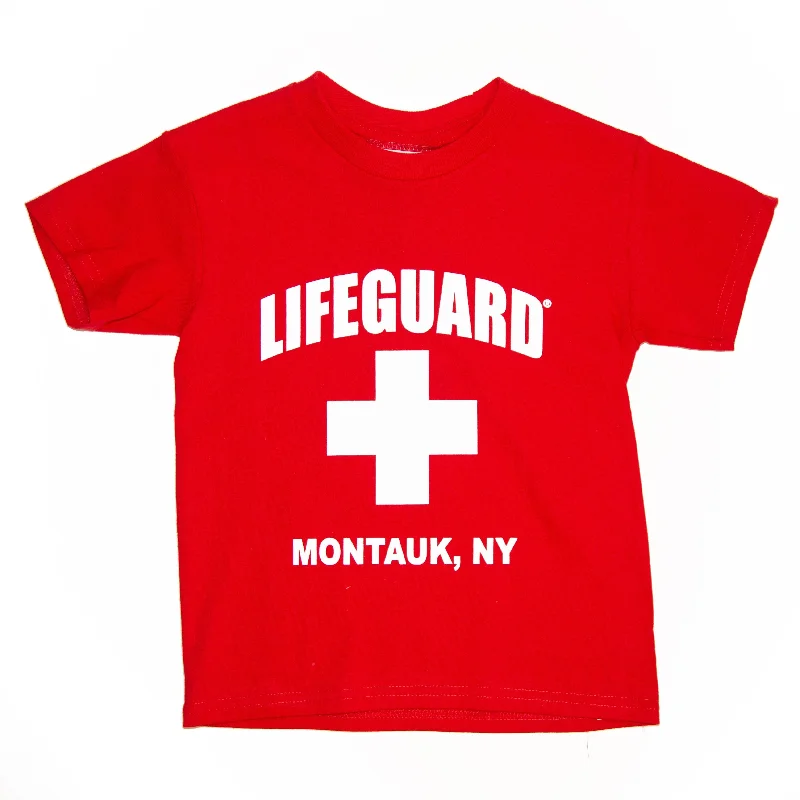 men clothing stylish outerwear-Youth Lifeguard Short Sleeve Tee