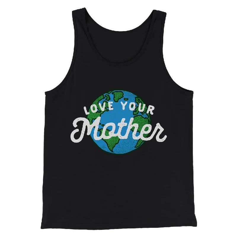 men clothing stylish sneakers-Love Your Mother Earth Men/Unisex Tank Top