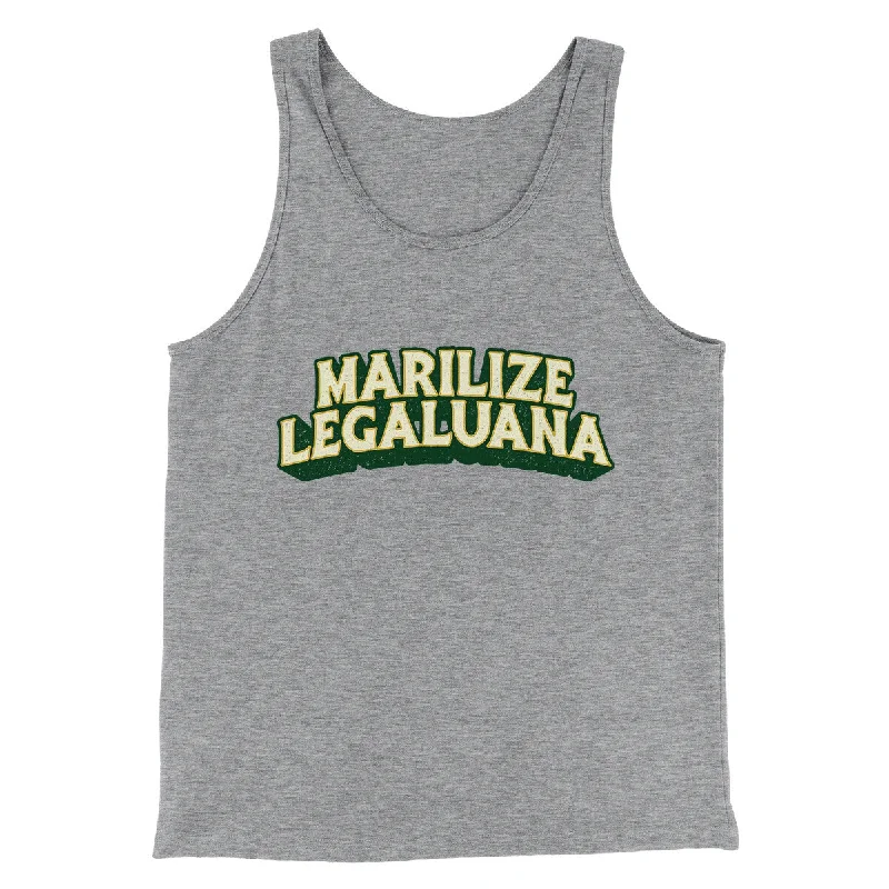 men clothing zip-up cardigan-Marilize Legaluana Men/Unisex Tank Top