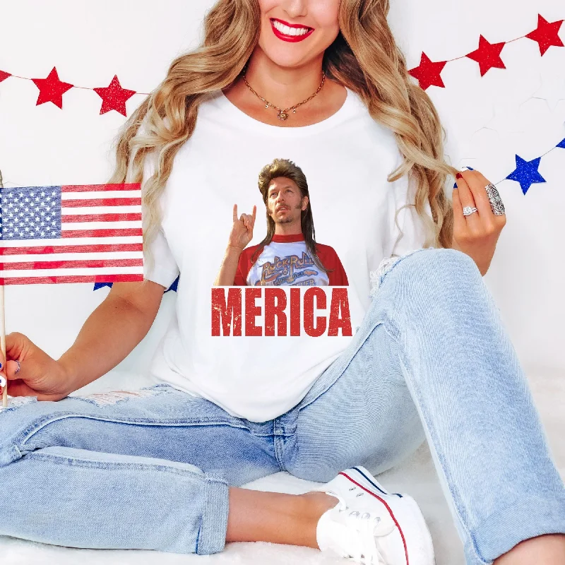 men clothing plaid pants-'Merica T Shirt for 4th Of July *UNISEX FIT*