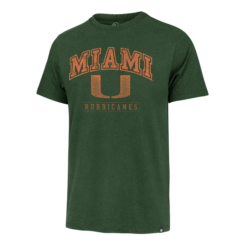 men clothing summer jacket-MIAMI HURRICANES MONO TONE '47 FRANKLIN TEE