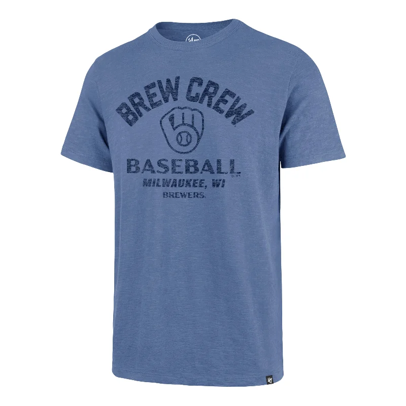 men clothing dress shirt-MILWAUKEE BREWERS CITY CONNECT NIGHTS '47 SCRUM TEE