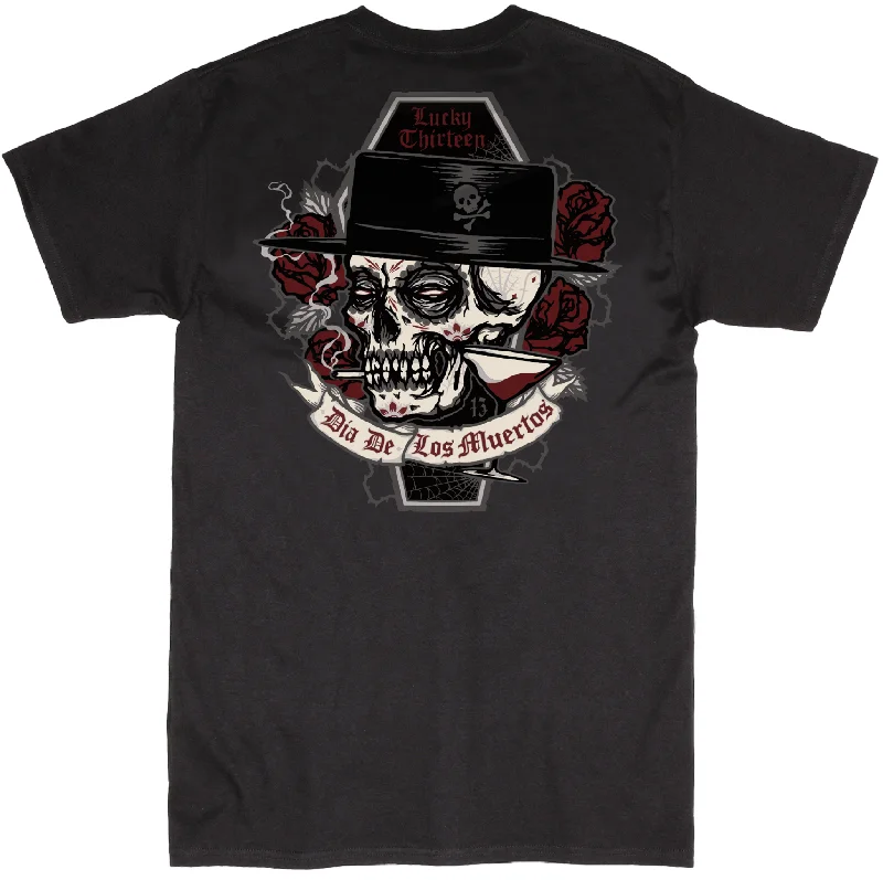 men clothing summer shirt-El MUERTO Classic Classic Fit Tee (SMALL ONLY)