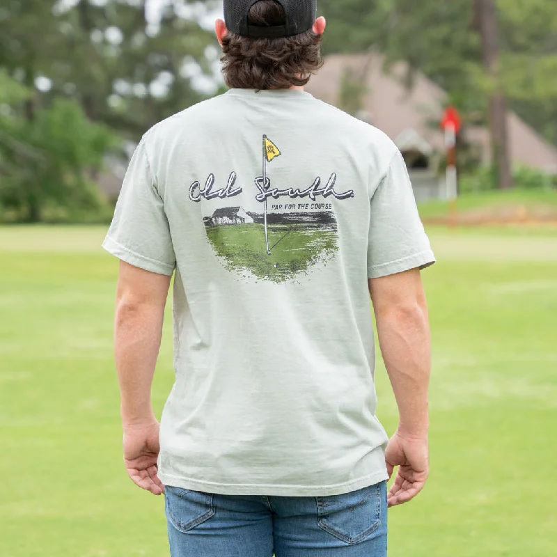 men clothing stretch pants-Par for the Course Short Sleeve Tee by Old South