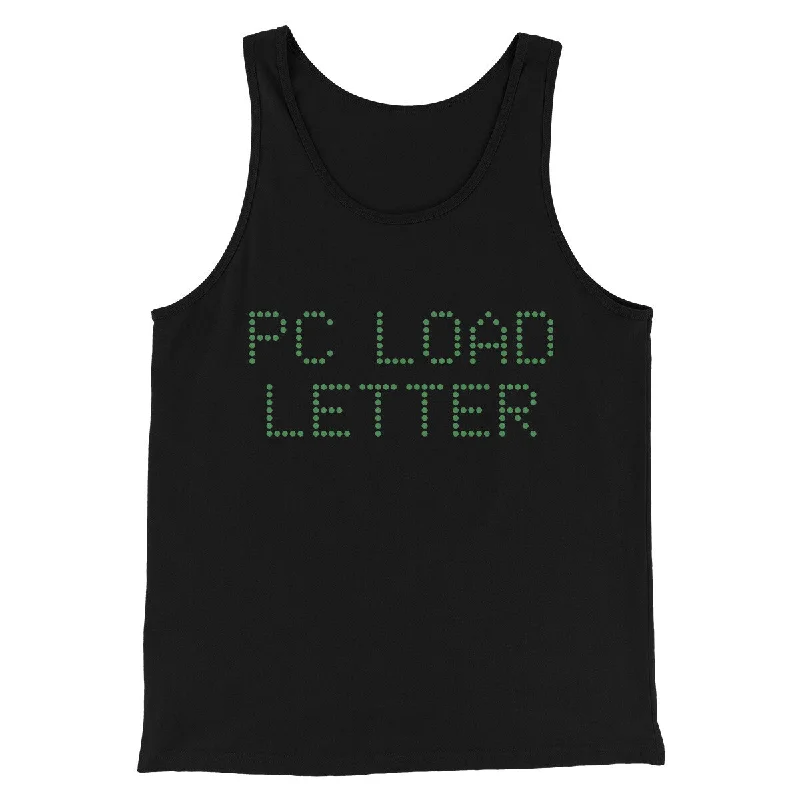 men clothing fall fashion trends-Pc Load Letter Funny Movie Men/Unisex Tank Top