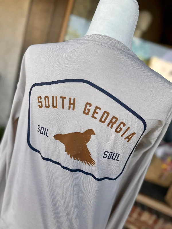 men clothing casual chinos-SALE Peach State Pride South Georgia Long Sleeve Tee